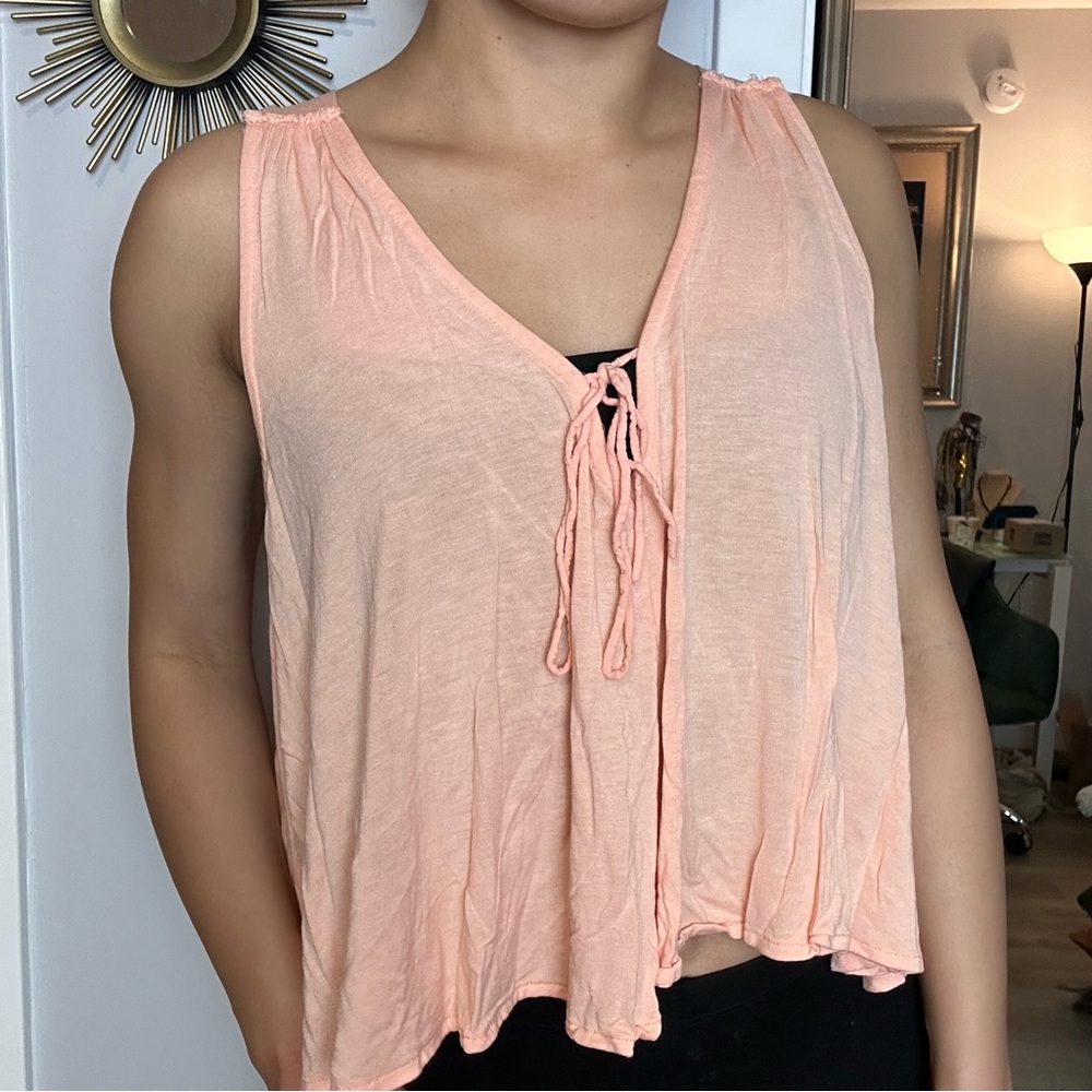Flowy Peach Top